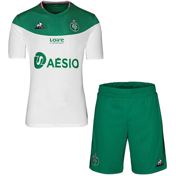 Camiseta Saint étienne Replica Primera Ropa Niños 2019/20 Blanco